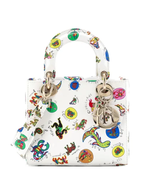 Christian Dior Pre-Owned My ABCDior Lady Dior Bag Printed Leather Small satchel Multicolour BD2W7JVYUPUNZYLJ