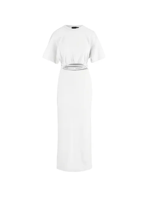 PINKO cut-out wrap-around dress White 106908A3AR