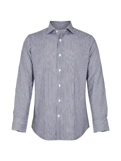 Guglielminotti striped long-sleeve shirt Blue JGPGPWRR1