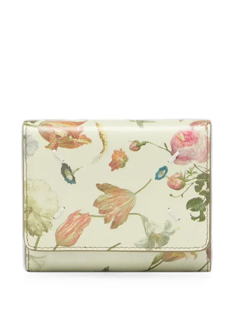 Maison Margiela floral-print leather mini bag Neutrals SA3UI0007P8979