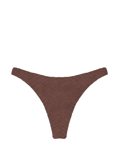 MC2 Saint Barth Naomi crinkled bikini bottom Brown NAO0006