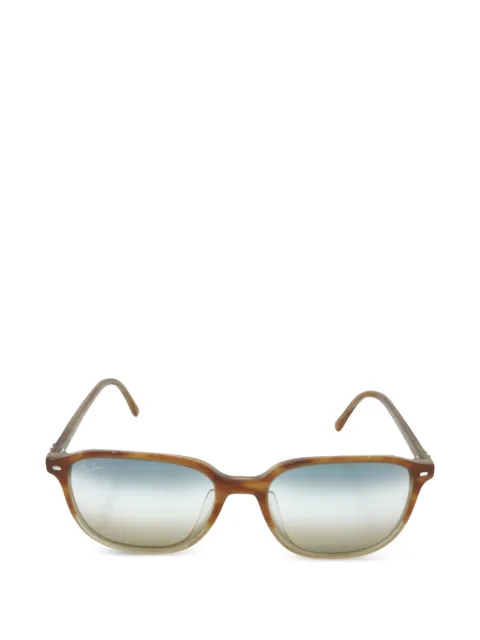 Ray-Ban Leonard square-frame sunglasses Brown RB2193F1328GD55