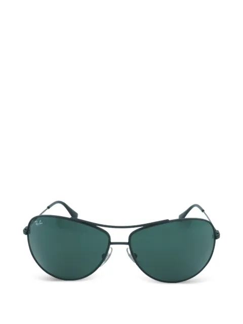 Ray-Ban polarized pilot-frame sunglasses Black 0RB3293