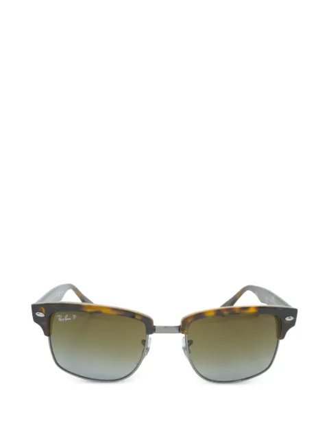 Ray-Ban Clubmaster square-frame sunglasses Brown RB4190878M252