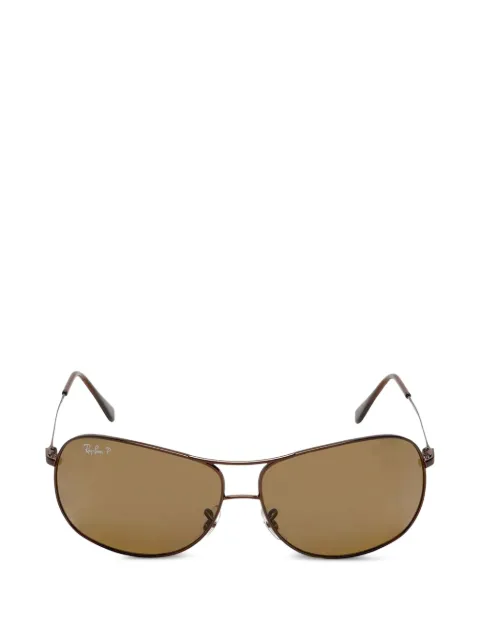 Ray-Ban pilot-frame sunglasses Brown RB32670148364