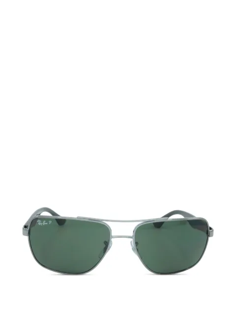 Ray-Ban square-frame sunglasses Silver RB34830045860