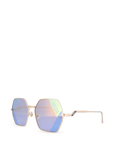 MCM hexagon-frame sunglasses Gold MCM126S740