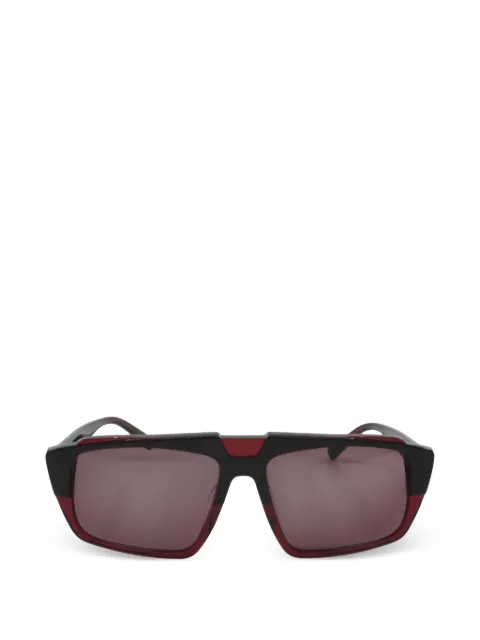 MCM geometric-frame sunglasses Black MCM693S
