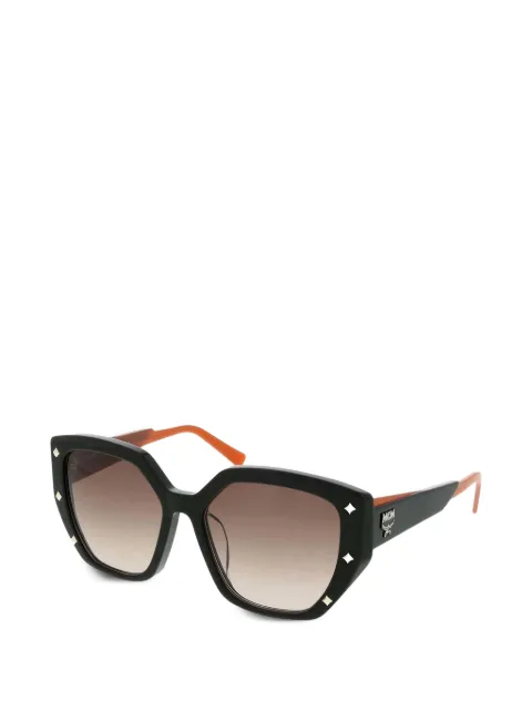 MCM geometric-frame sunglasses Black MCM674SA