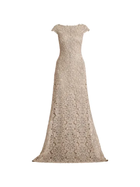 Tadashi Shoji Hoyt Lotus lace gown Neutrals CKC90602L