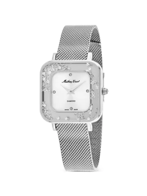 Mathey Tissot Gemina 28mm watch White D984AI