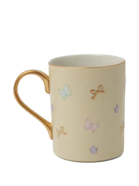 VILLARI butterfly bow-print mug Neutrals 0006726592
