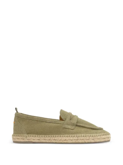 Castañer canvas penny-slot espadrilles Green 025664
