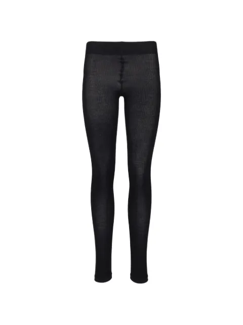 Antipast ribbed-knit leggings Black KT128ESPBLACK