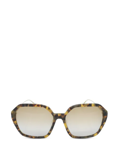 MCM tortoiseshell-effect geometric-frame sunglasses Brown MCM700SA214