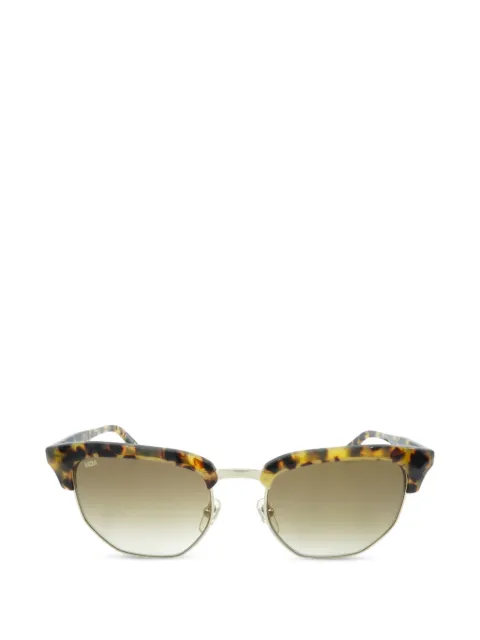 MCM tortoiseshell-effect rectangle-frame sunglasses Brown MCM156S214