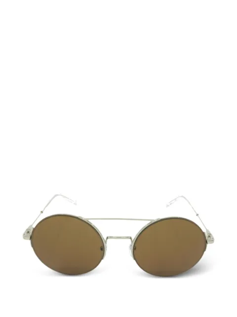 MCM double-bridge round-frame sunglasses Gold MCM160S722
