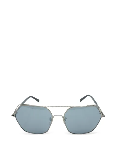 MCM hexagon-frame double-bridge sunglasses Silver MCM138SA034