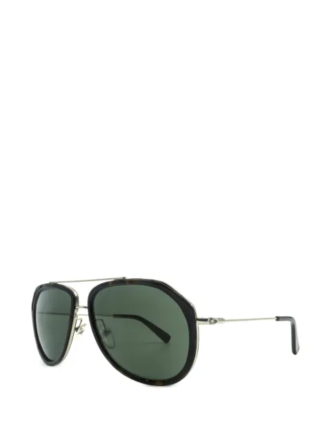 MCM tortoiseshell-effect pilot sunglasses Brown MCM613S214