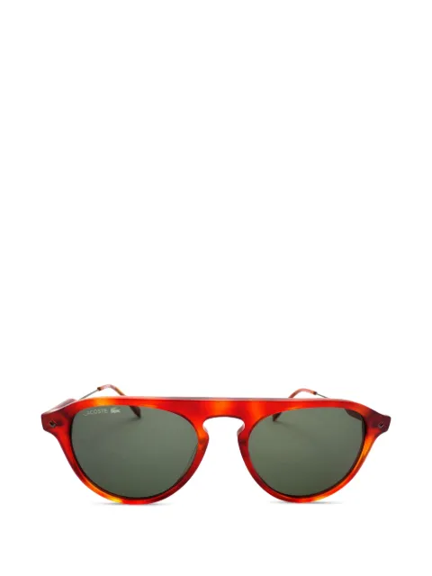 Lacoste oval-frame sunglasses Brown L603SND218