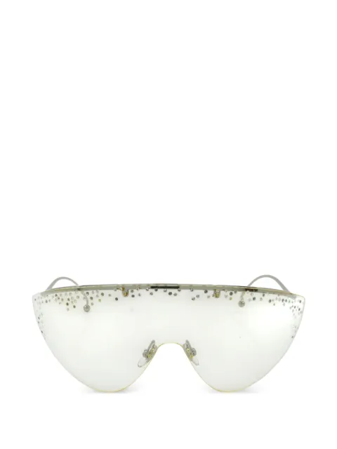 Givenchy Eyewear Runway crystal-embellished sunglasses Silver 7152SHKT2Y