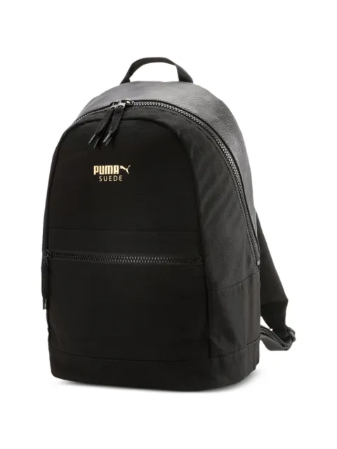 PUMA logo-print backpack Black 07543001
