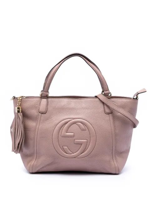 Gucci Pre-Owned 2016-2026 Small Calfskin Soho Cellarius satchel Pink XDH44T0463ZDKXCJ