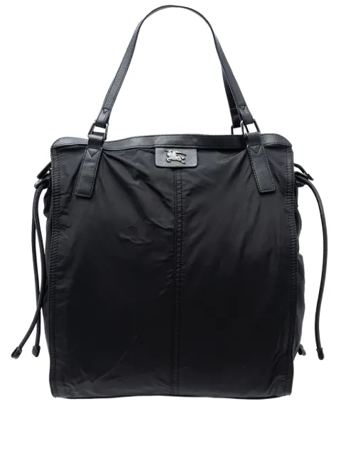 Burberry Pre-Owned 2000-2017 Nylon Packable Buckleigh tote bag Black MDXLHZVK8J5UEFIM