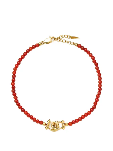 Missoma beaded knotted-link bracelet Gold LNYGB4RO