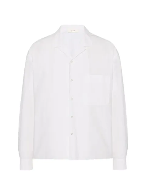 The Row pocket long-sleeve shirt White 942W2567SUMMER24