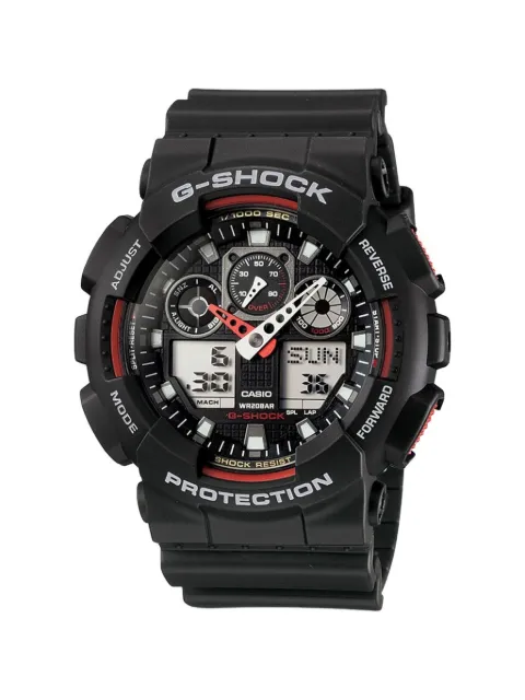 Casio G-Shock shock-resistant 55mm watch Black GA1001A4