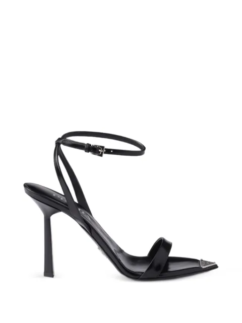 Prada brushed leather sandals Black 1X923MFDD100055