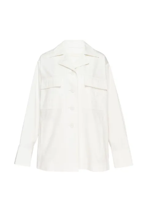 Club21 Collection Thea button-up jacket White THEJPL020BRIGHTWHITESS26