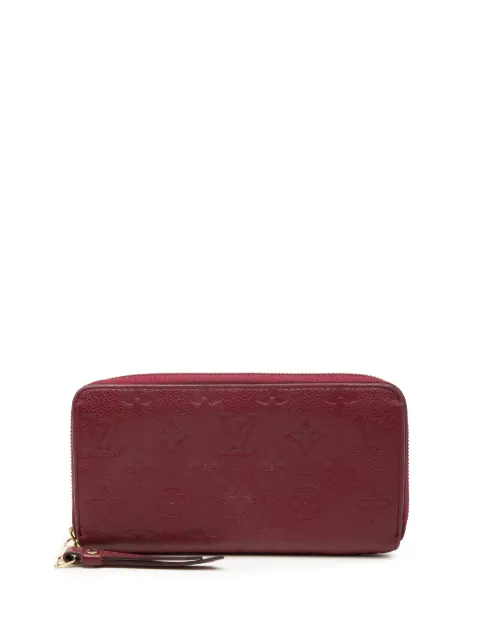 Louis Vuitton Pre-Owned 2015 Monogram Empreinte Zippy Wallet long wallets Red XCHGFBWDYDSD5MSU