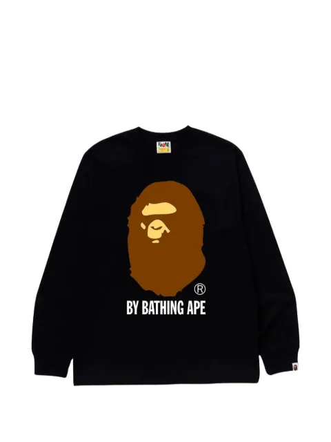A BATHING APE® Ape Head long-sleeve T-shirt Black 1J80111013
