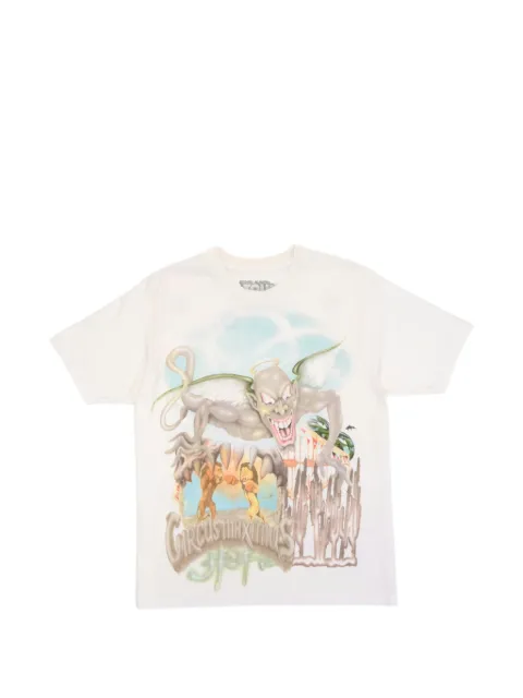 Travis Scott utopia circus maximus T-shirt White TSUC78