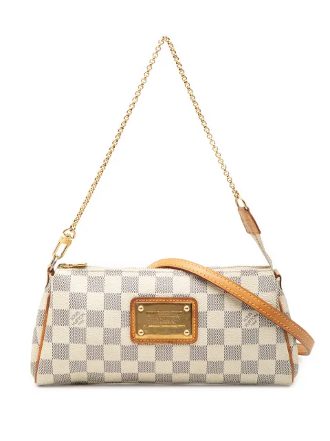 Louis Vuitton Pre-Owned 2010 Damier Azur Eva satchel White JGRBL9P00H78FC3L