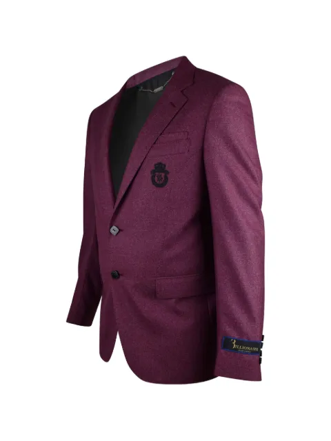 Billionaire logo-embroidered blazer Pink BLAZERBILLIONAIRESUIT
