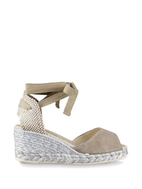 Espadrilles Ronny ankle-tie wedge espadrilles Neutrals RONNYANTEKANGAROO