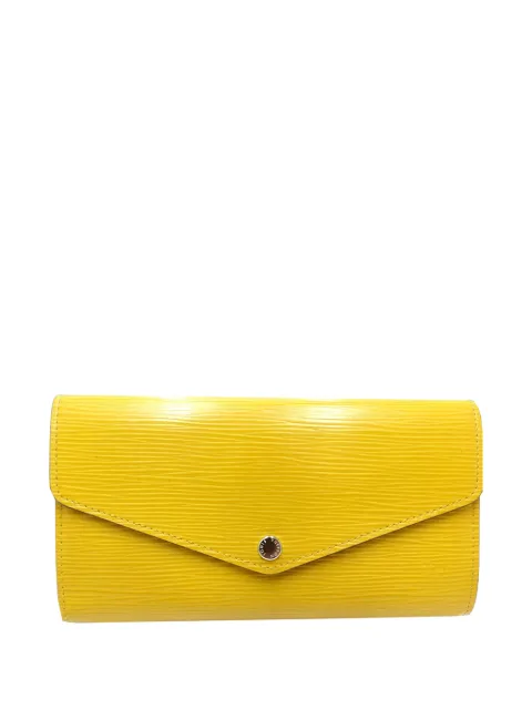 Louis Vuitton Pre-Owned 2016 Epi Sarah Wallet long wallets Yellow 65K8HSMCTFCHCN1A