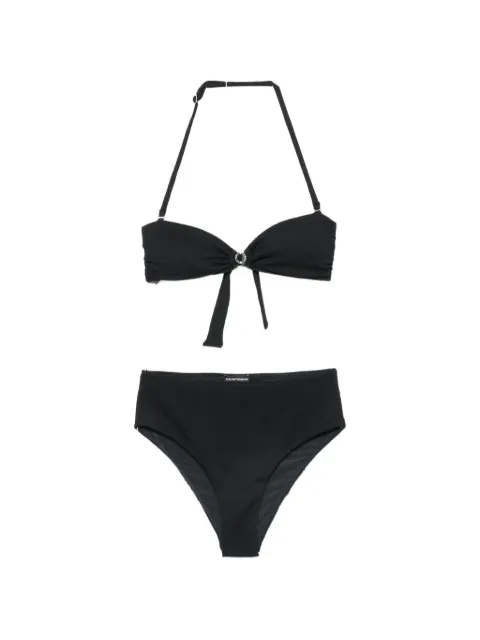 Emporio Armani logo-plaque bikini Black EW003273AF20238
