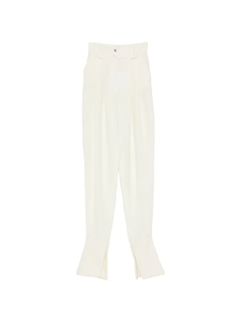 Vestiaire d'un Oiseau Libre Vector split-cuff trousers Neutrals VECTORPANTS