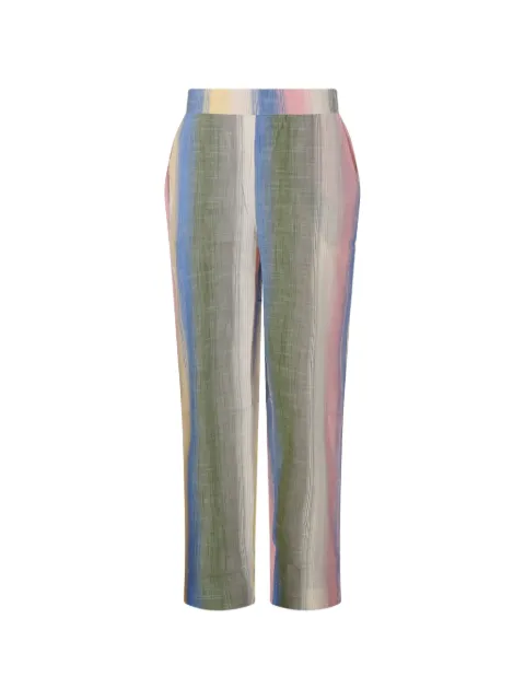 mapoésie striped straight-leg trousers Blue MP19PAPB202PAN