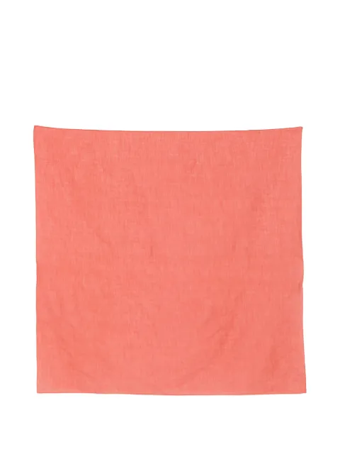 THE ANDAMANE semi-sheer scarf Orange TM198005ATNC108