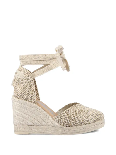 Espadrilles Cof Hilo woven ankle-tie espadrilles Neutrals COFHILONATCRUDOPLATINO