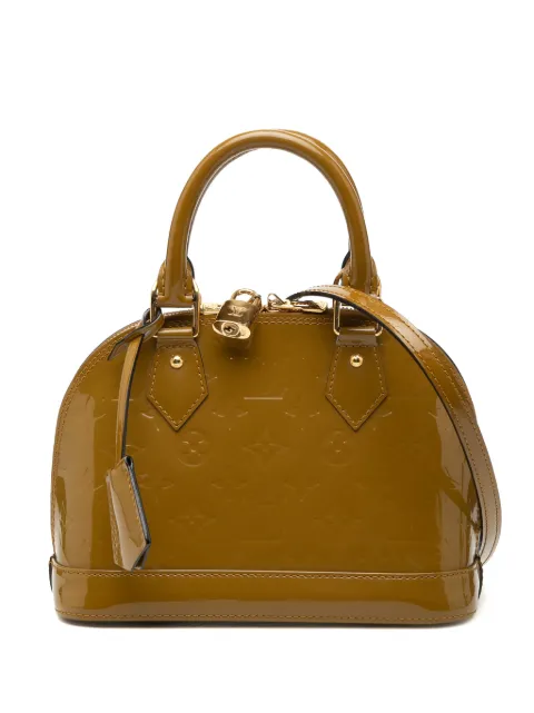 Louis Vuitton Pre-Owned 2012 Monogram Vernis Alma BB satchel Green RS88E3OYLHLGOGYH