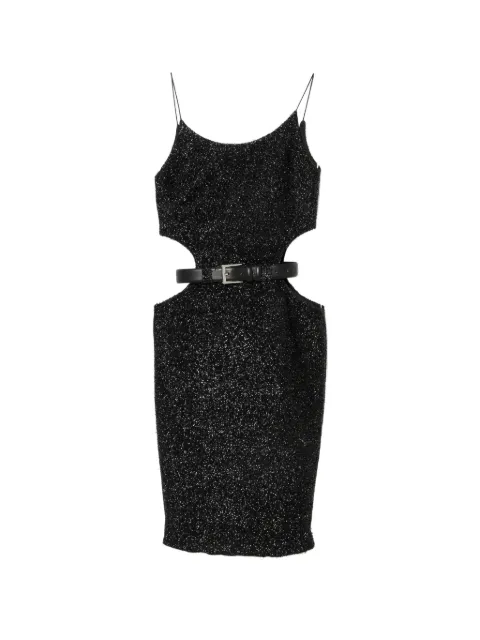 Vestiaire d'un Oiseau Libre Starlight cut-out midi dress Black STARLIGHTCUTOUTDRESS