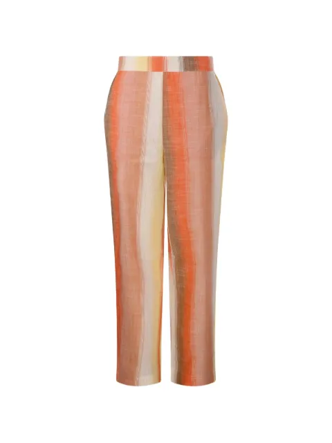 mapoésie Sun Joe striped straight-leg trousers Orange MP19PAPB202PAN