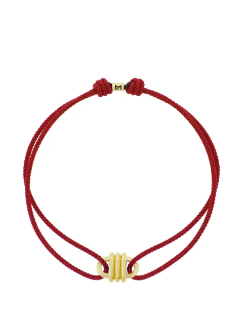 LUIS MORAIS cord bracelet Gold PADLOCKCBRED