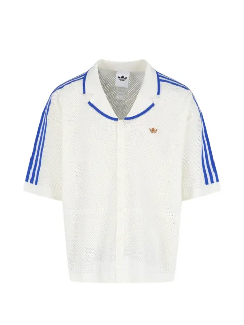 adidas Resort mesh-knit shirt White KX1223